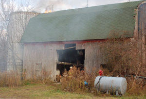 Livingston County Barn Fire